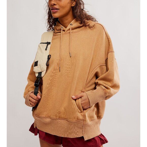 🆕 FP MOVEMENT Sprint To The Finish Hoodie / Camel - Picture 1 of 6